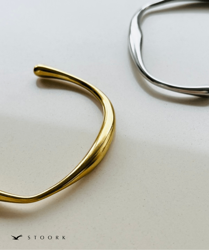 Minimal Nuance Open Bangle - stoork