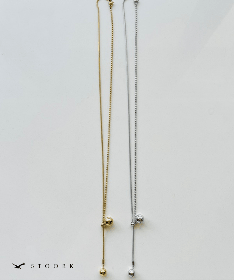 Mixed Chain Ball Necklace - stoork