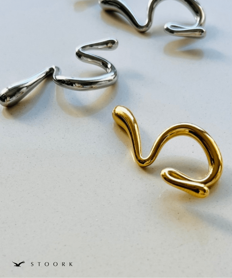 Nuance Wave Ear Cuff - stoork