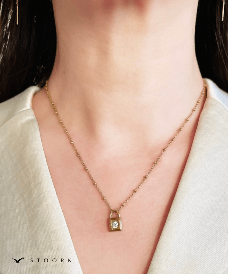 Padlock Top Necklace - stoork