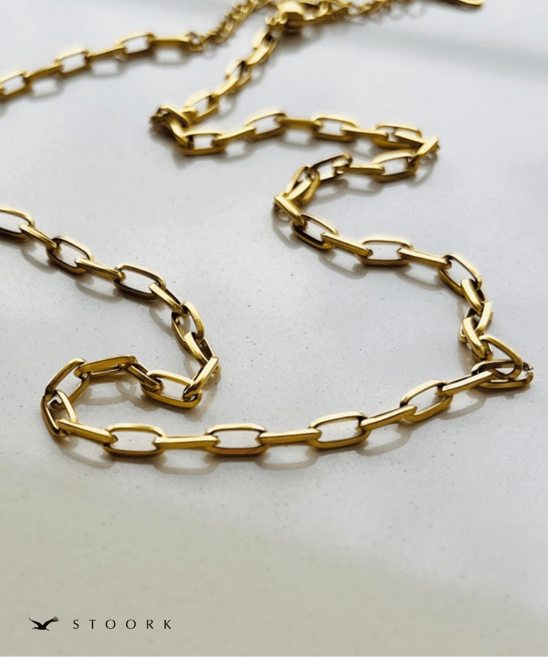 Paper Clip Chain Necklace - stoork