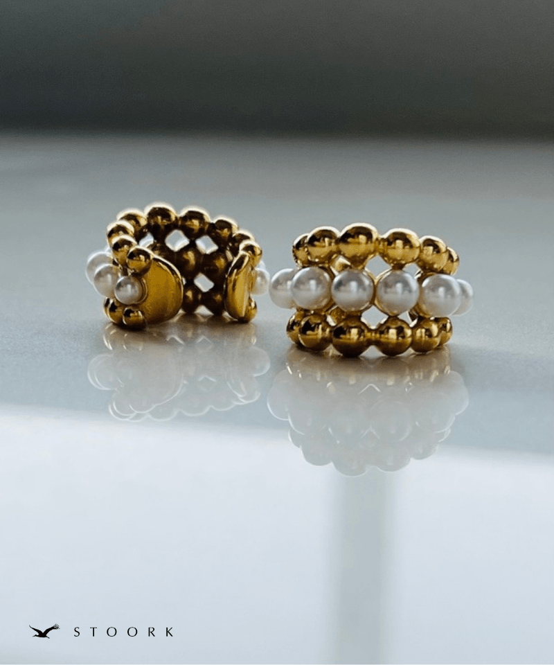 Pearl Ball Ear Cuff - stoork