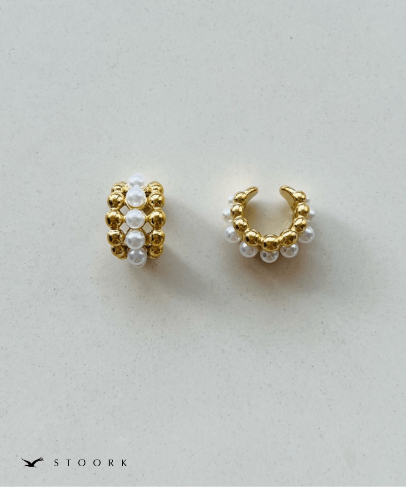 Pearl Ball Ear Cuff - stoork