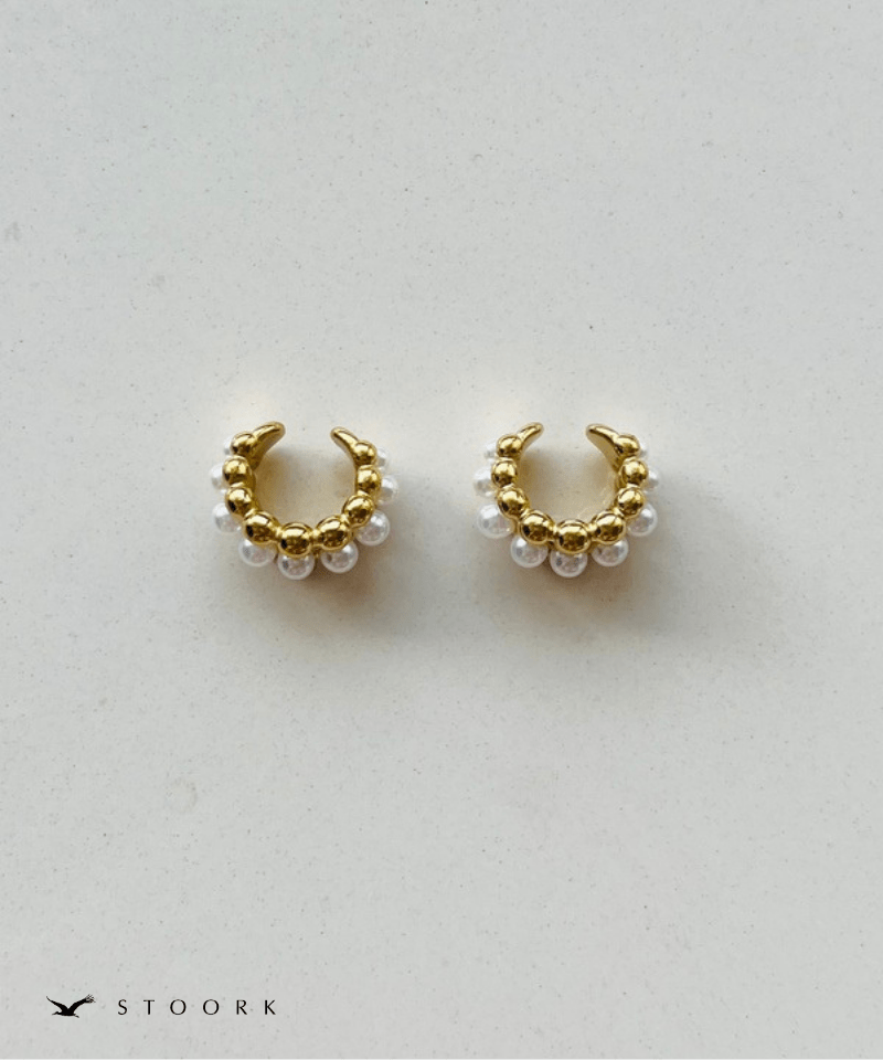 Pearl Ball Ear Cuff - stoork