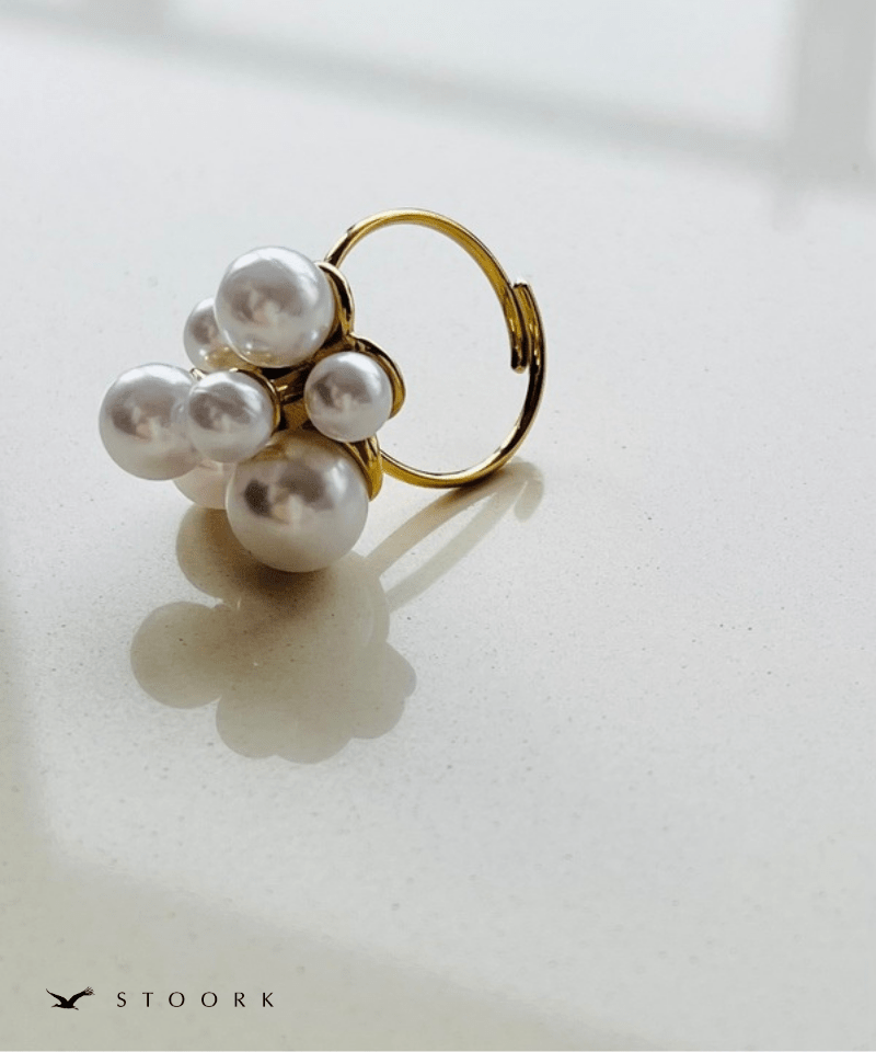 Pearl Bubble Ring - stoork