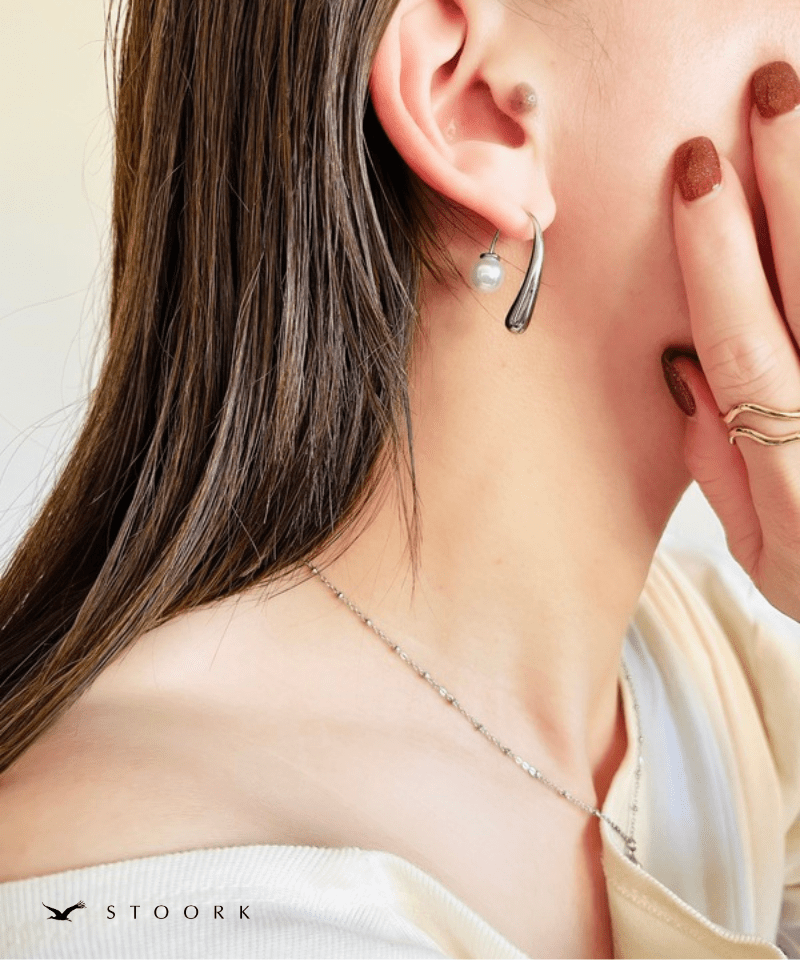 【再入荷】Pearl Drop Pierce - stoork