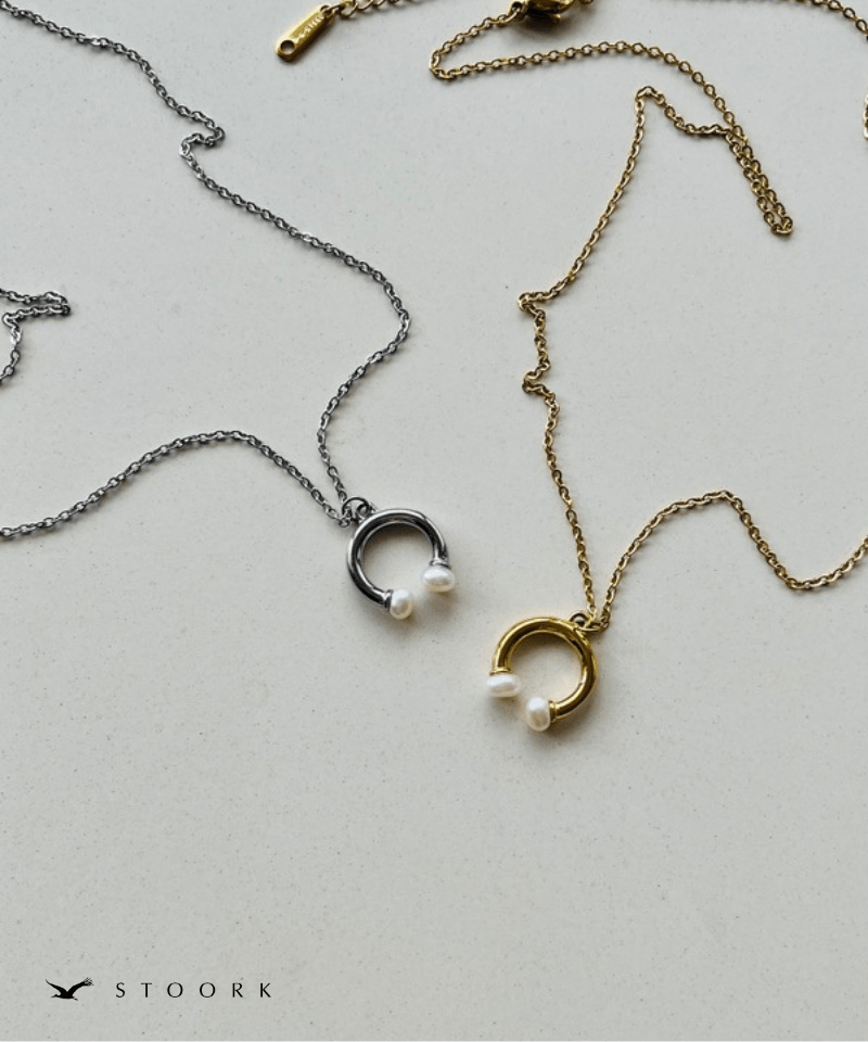 Pearl Horseshoe Necklace - stoork