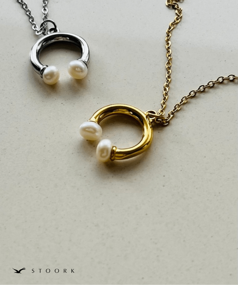 Pearl Horseshoe Necklace - stoork