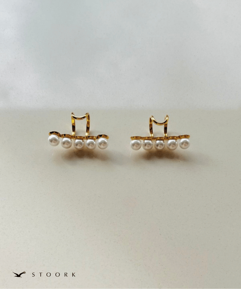 Pearl Line Ear Cuff - stoork