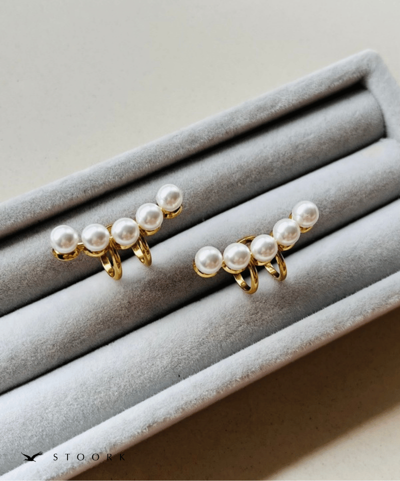 Pearl Line Ear Cuff - stoork