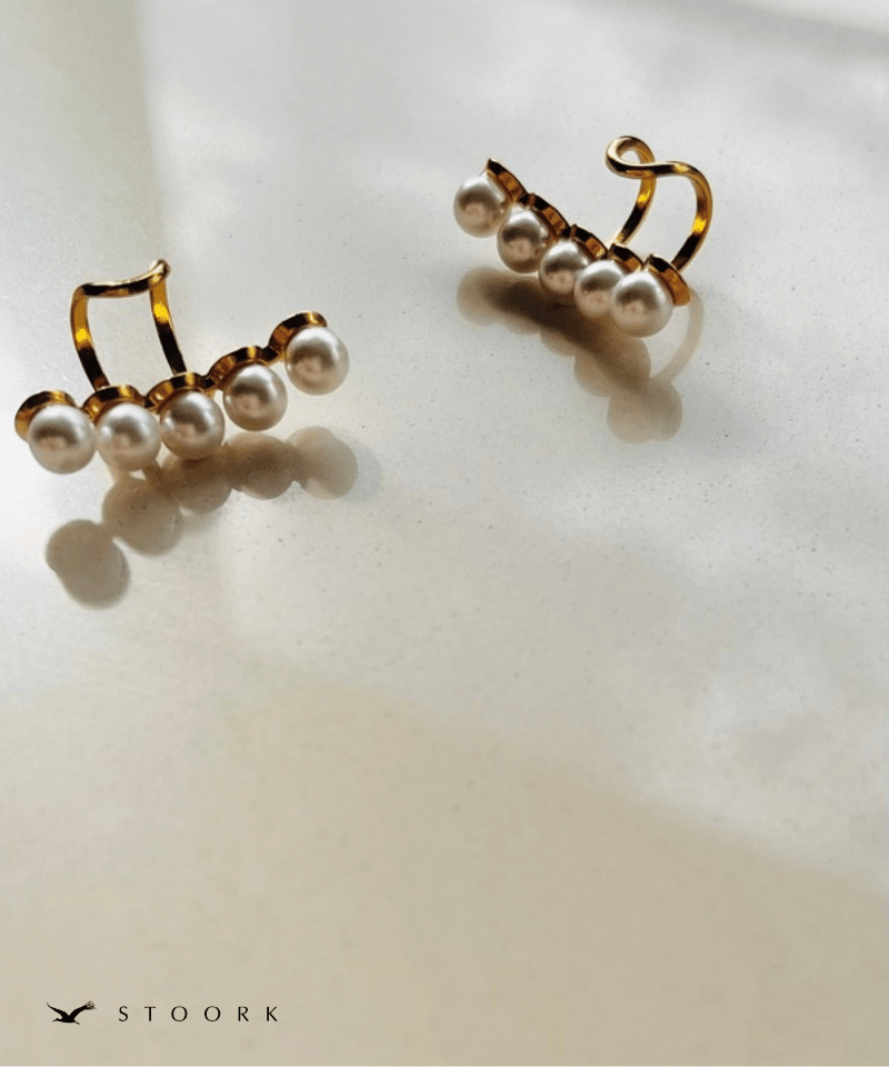 Pearl Line Ear Cuff - stoork