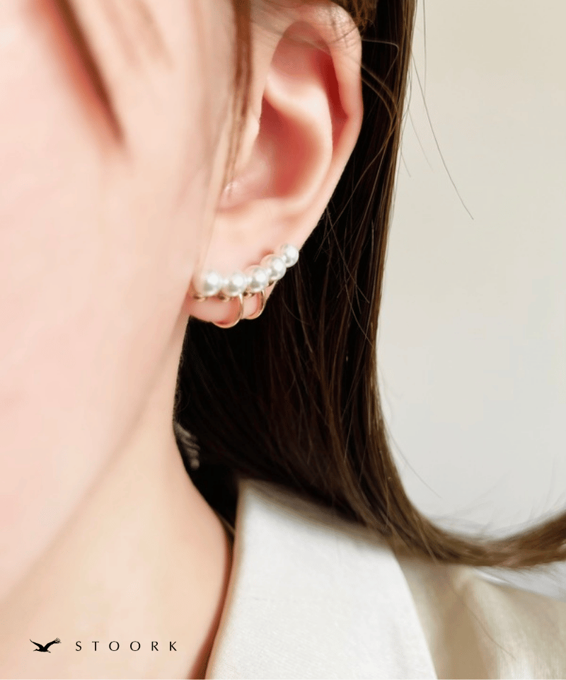 Pearl Line Ear Cuff - stoork