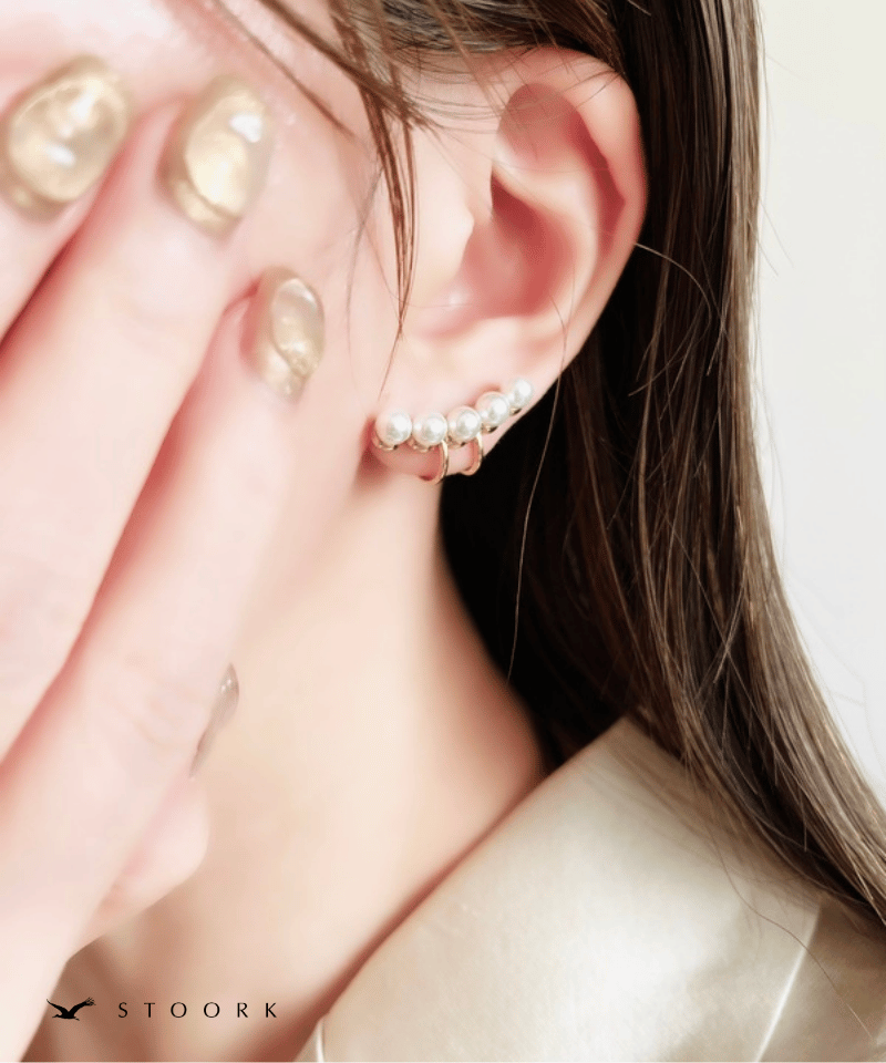 Pearl Line Ear Cuff - stoork
