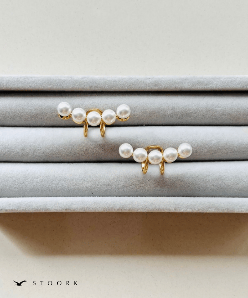 Pearl Line Ear Cuff - stoork