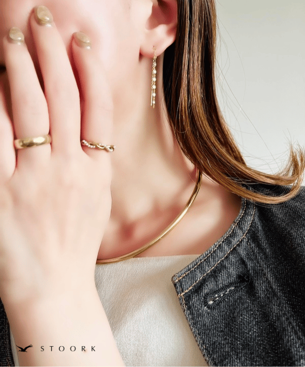 Pearl Metal Twist Ring - stoork