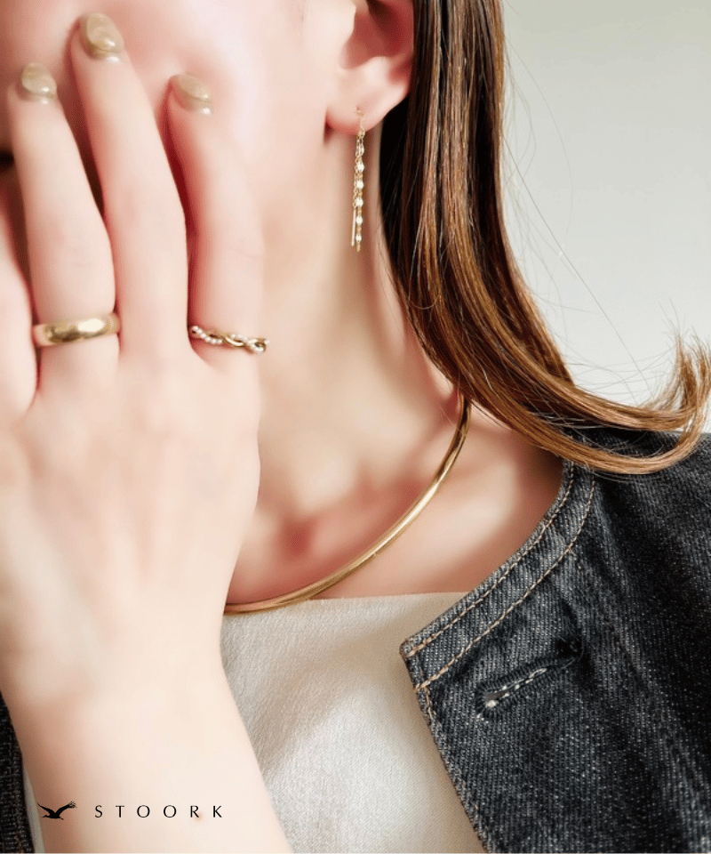 Pearl Metal Twist Ring - stoork