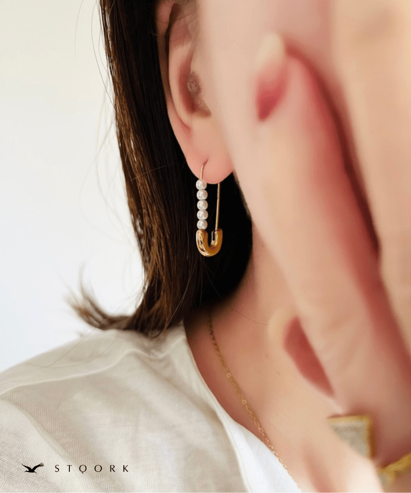 Pearl Pin Clip Pierce - stoork