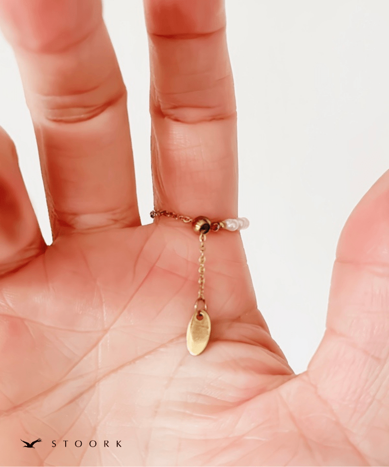 Pearl Slider Ring - stoork