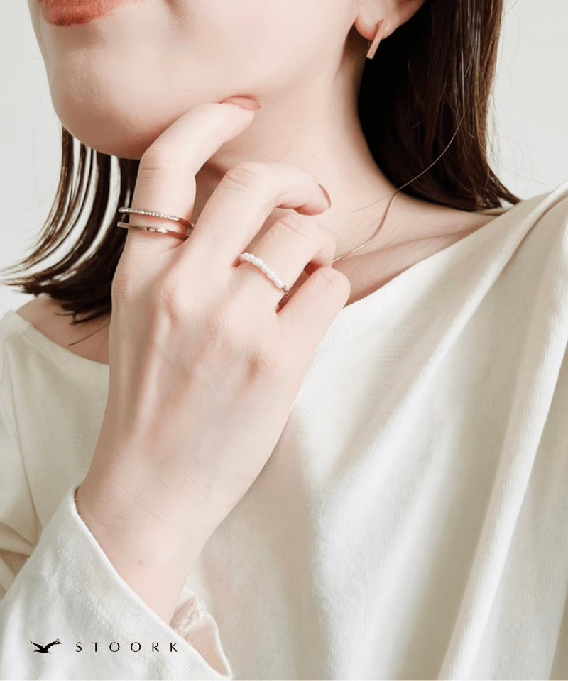 Pearl Slider Ring - stoork