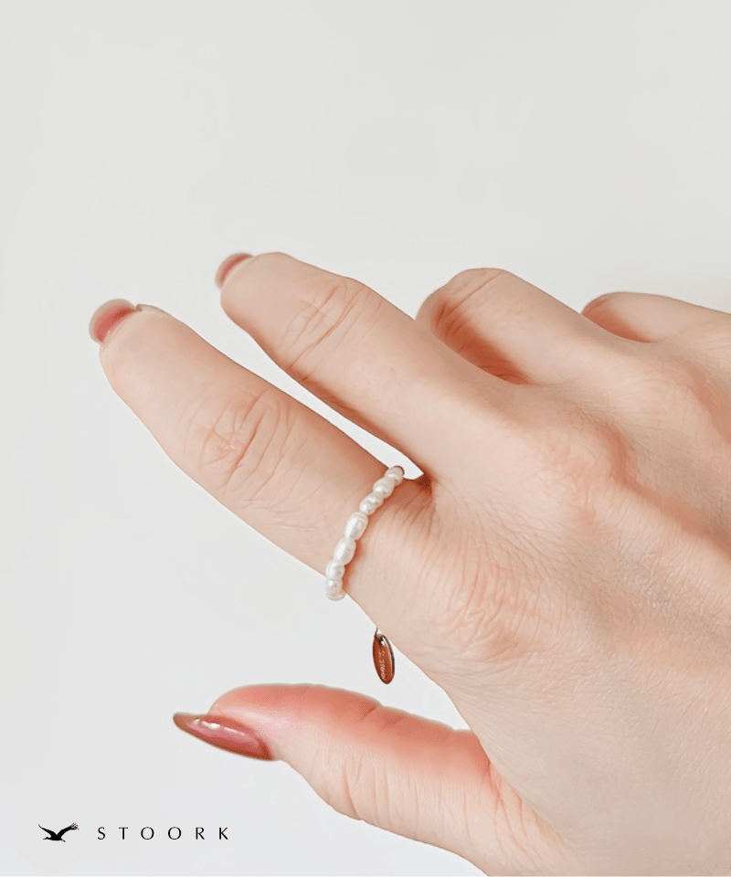 Pearl Slider Ring - stoork
