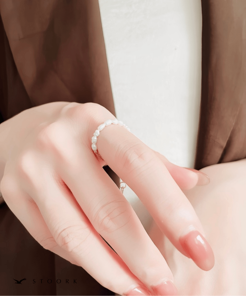 Pearl Slider Ring - stoork