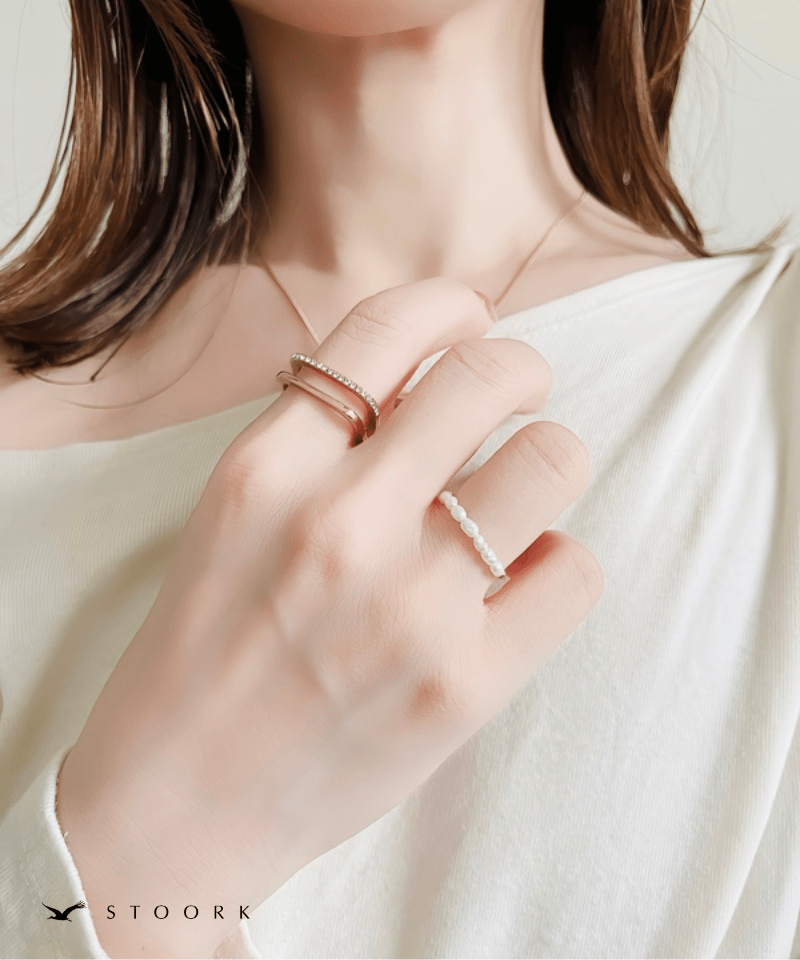 Pearl Slider Ring - stoork