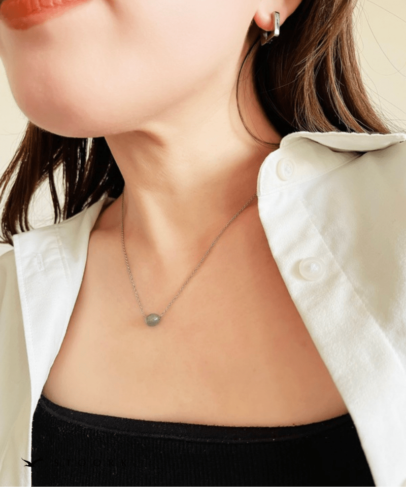 Petite Blue Gem Necklace - stoork