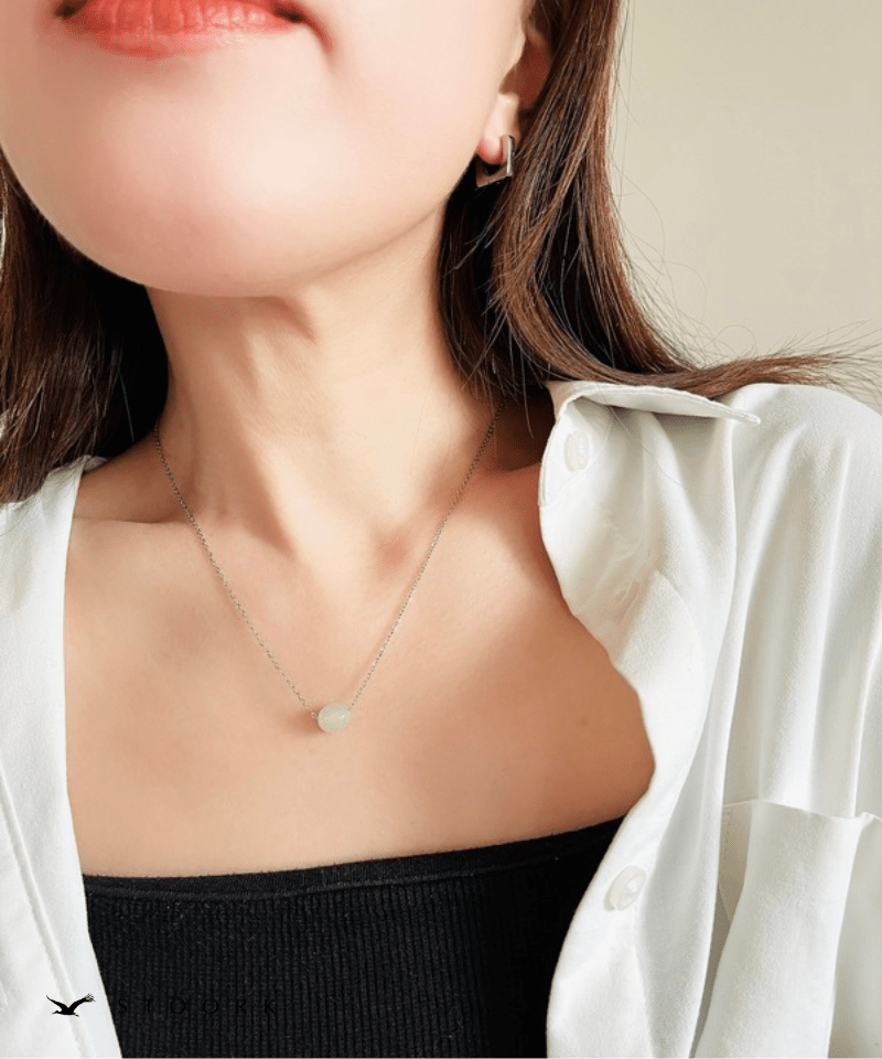 Petite Green Gem Necklace - stoork