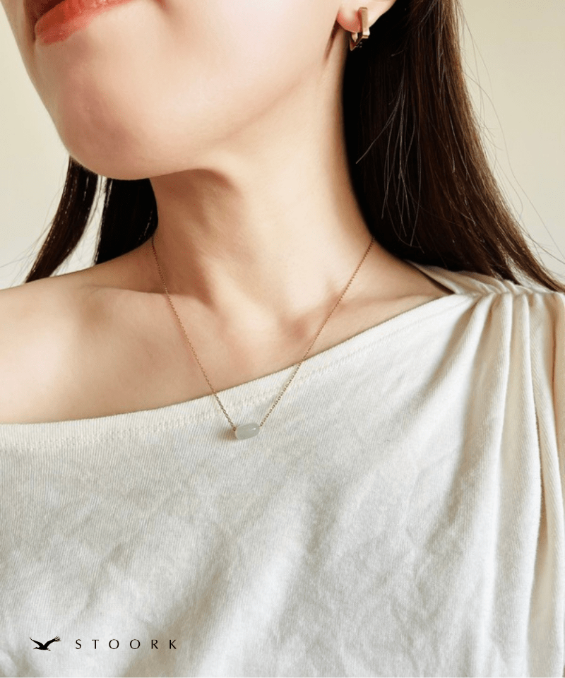 Petite Green Gem Necklace - stoork