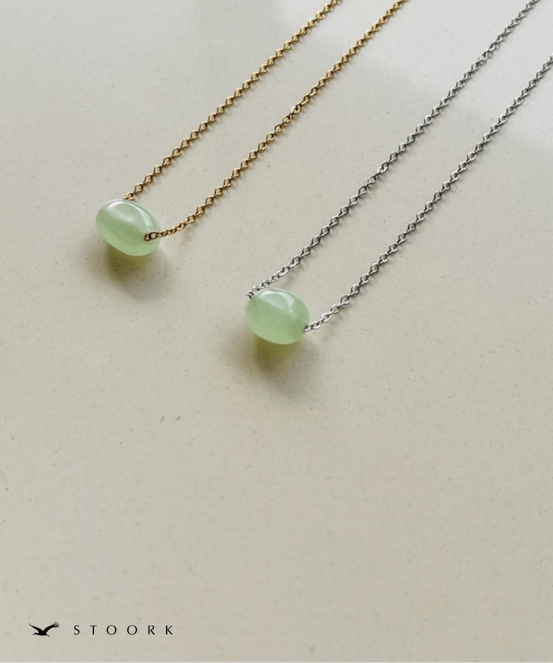 Petite Green Gem Necklace - stoork
