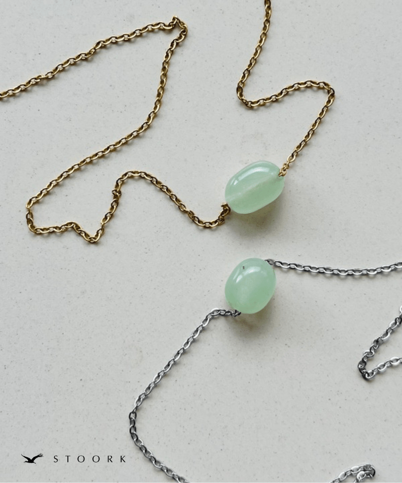Petite Green Gem Necklace - stoork