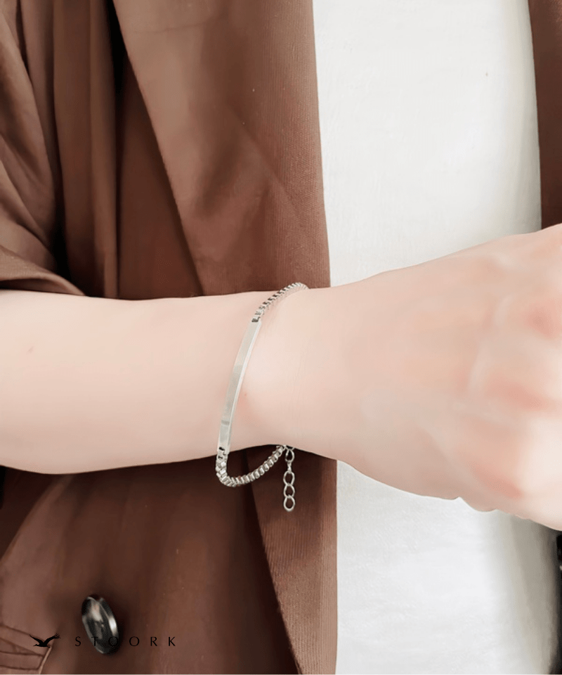 Plate Box Chain Bracelet - stoork