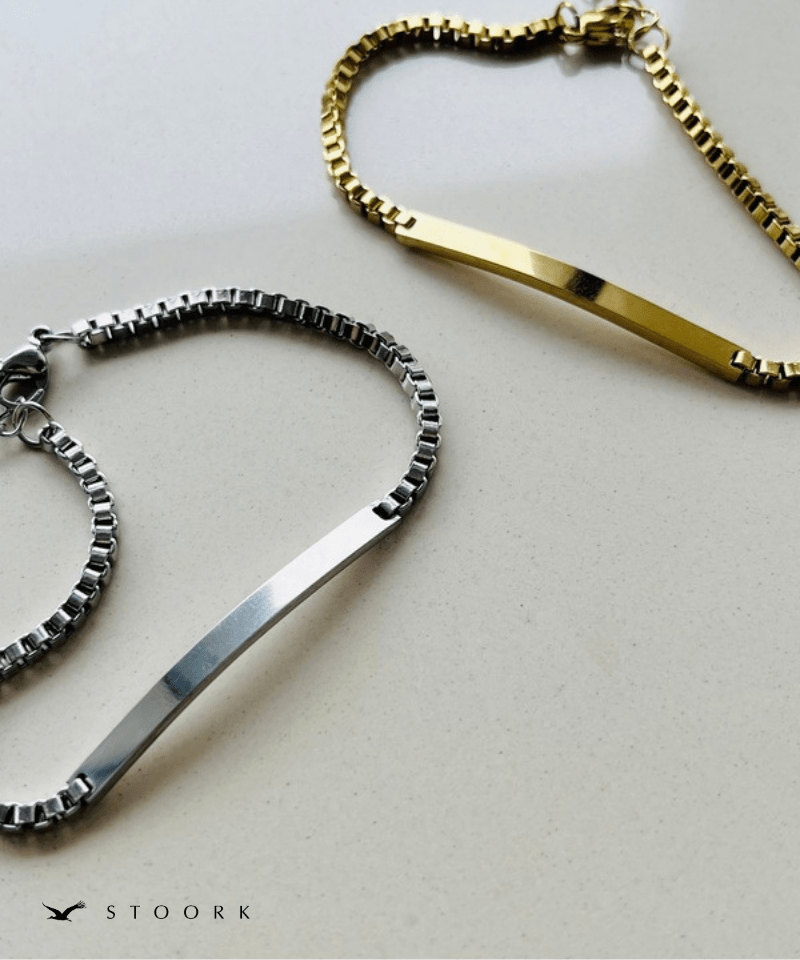 Plate Box Chain Bracelet - stoork