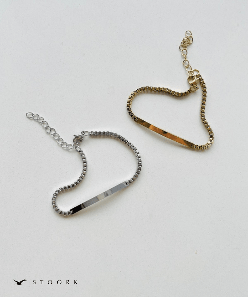 Plate Box Chain Bracelet - stoork