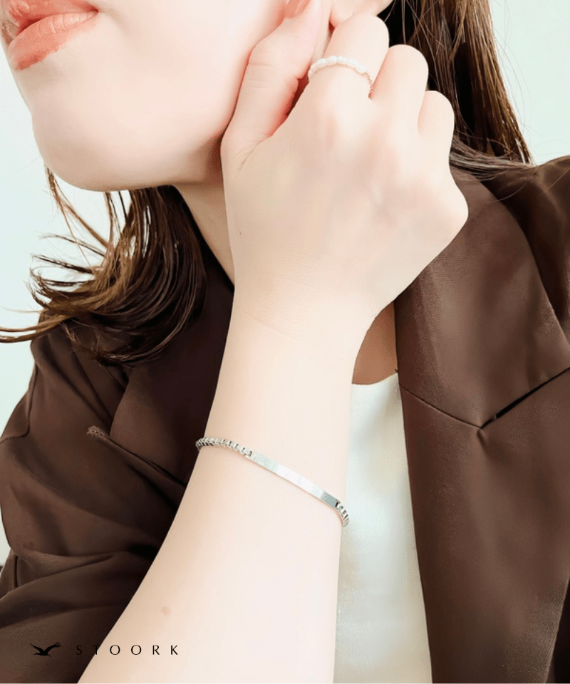 Plate Box Chain Bracelet - stoork
