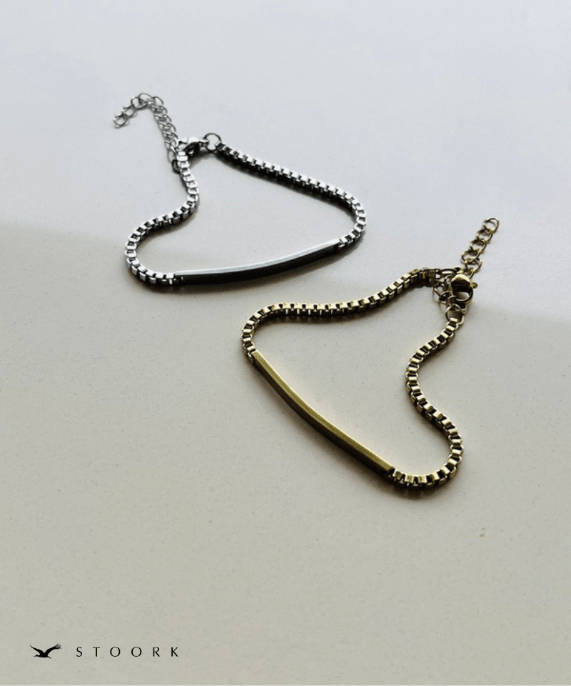 Plate Box Chain Bracelet - stoork