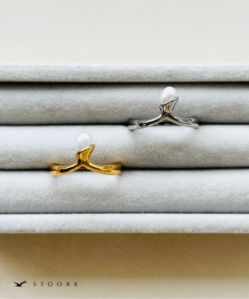 Point Pearl Ring - stoork