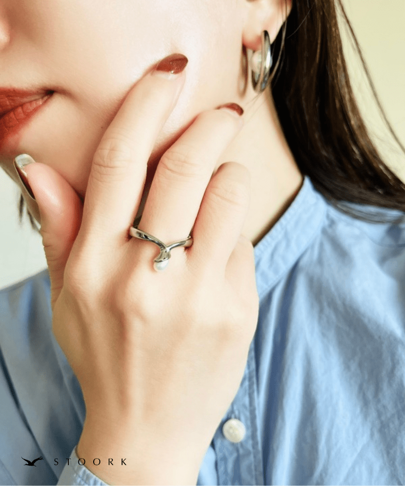 Point Pearl Ring - stoork