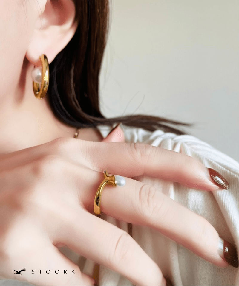 Point Pearl Ring - stoork