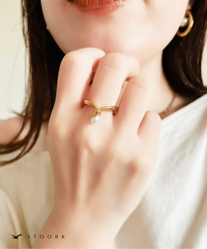 Point Pearl Ring - stoork