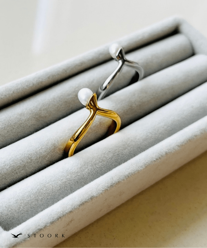 Point Pearl Ring - stoork