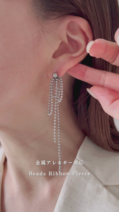 Beads Ribbon Pierce