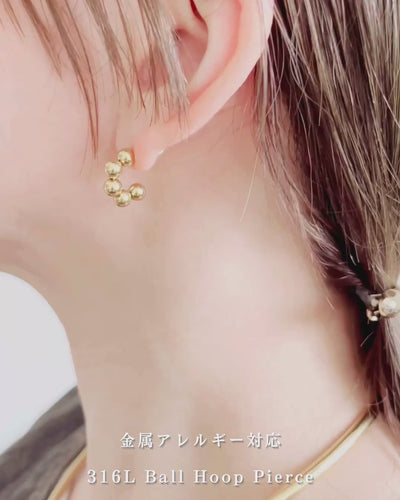 316L Ball Hoop Pierce