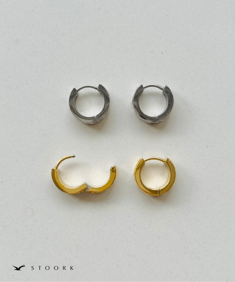 Quilted Mini Hoop Pierce - stoork