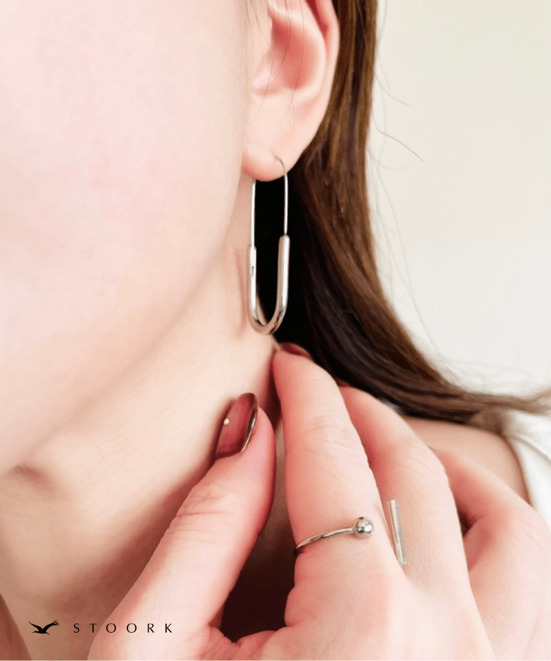 【再入荷】Rectangle Loop Pierce - stoork