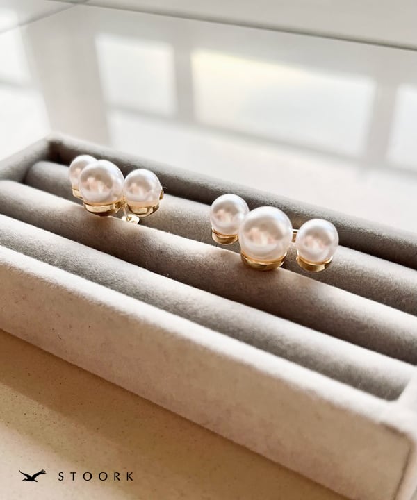 【再入荷】s925 3Pearl Pierce - stoork