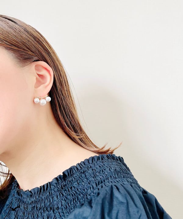 【再入荷】s925 3Pearl Pierce - stoork