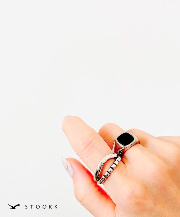 【再入荷】s925 Double Ring - stoork