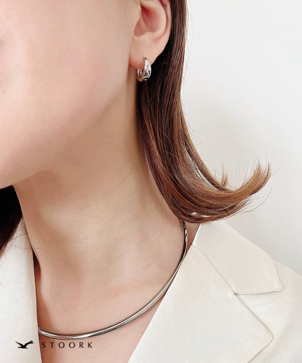 【再入荷】s925 Hoop Pierce_S - stoork