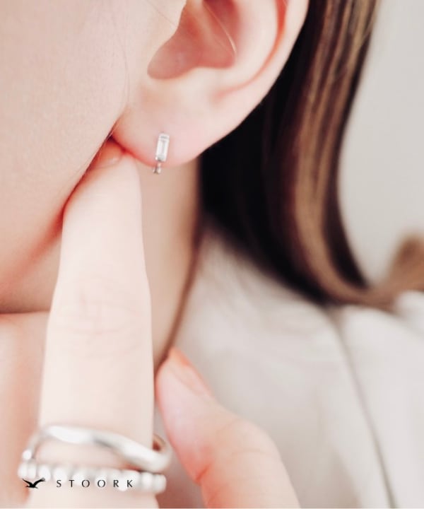 s925 Mini Ring Pierce - stoork